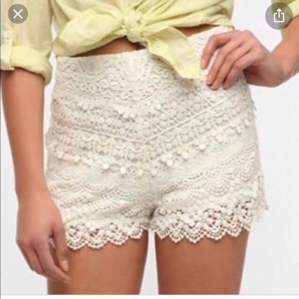 Kimchi Blue Crochet Shorts